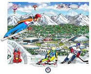 Charles Fazzino Art Charles Fazzino Art Olympic Games, 2014 - Sochi (DX)